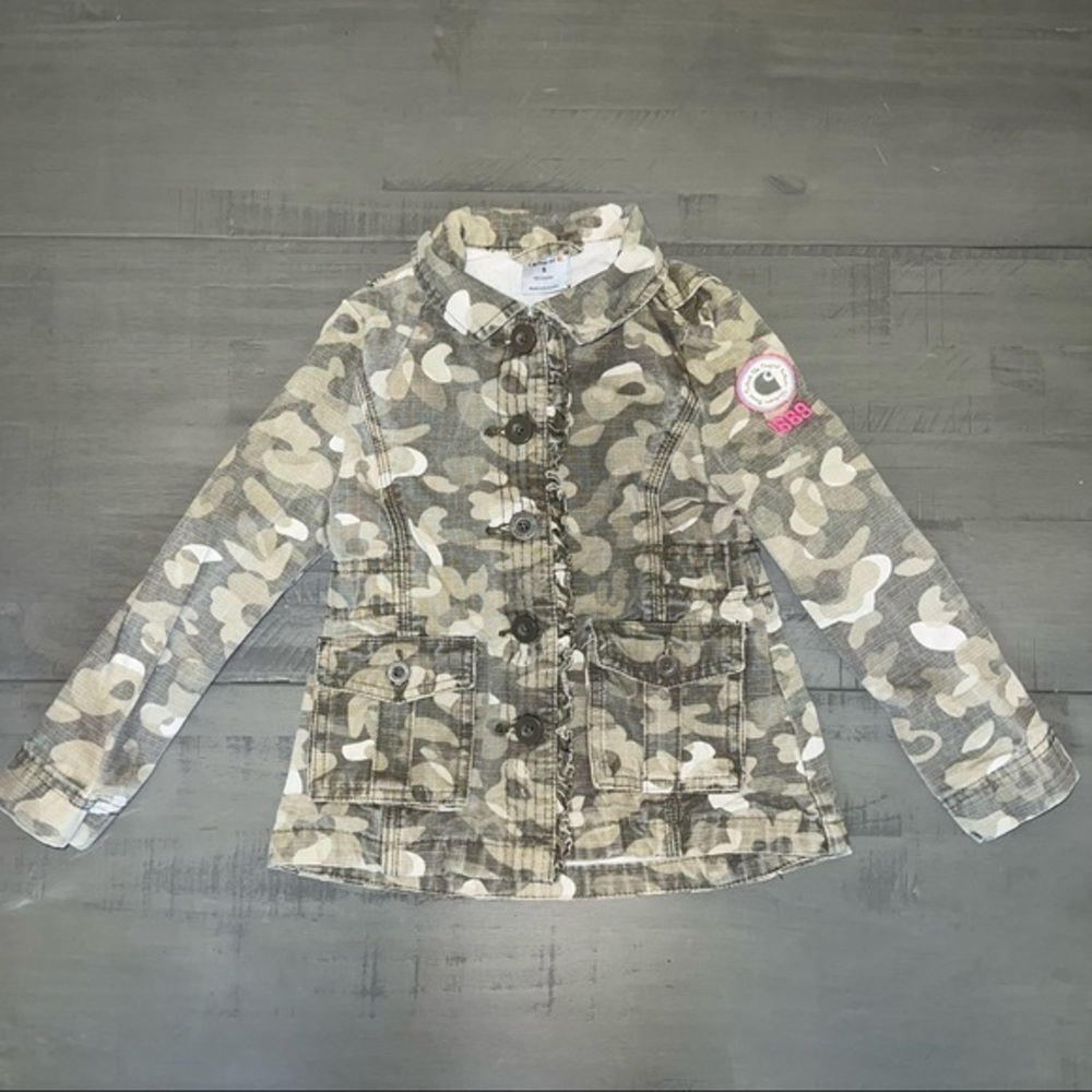 Carhartt Camo Print Jacket Girls size 5